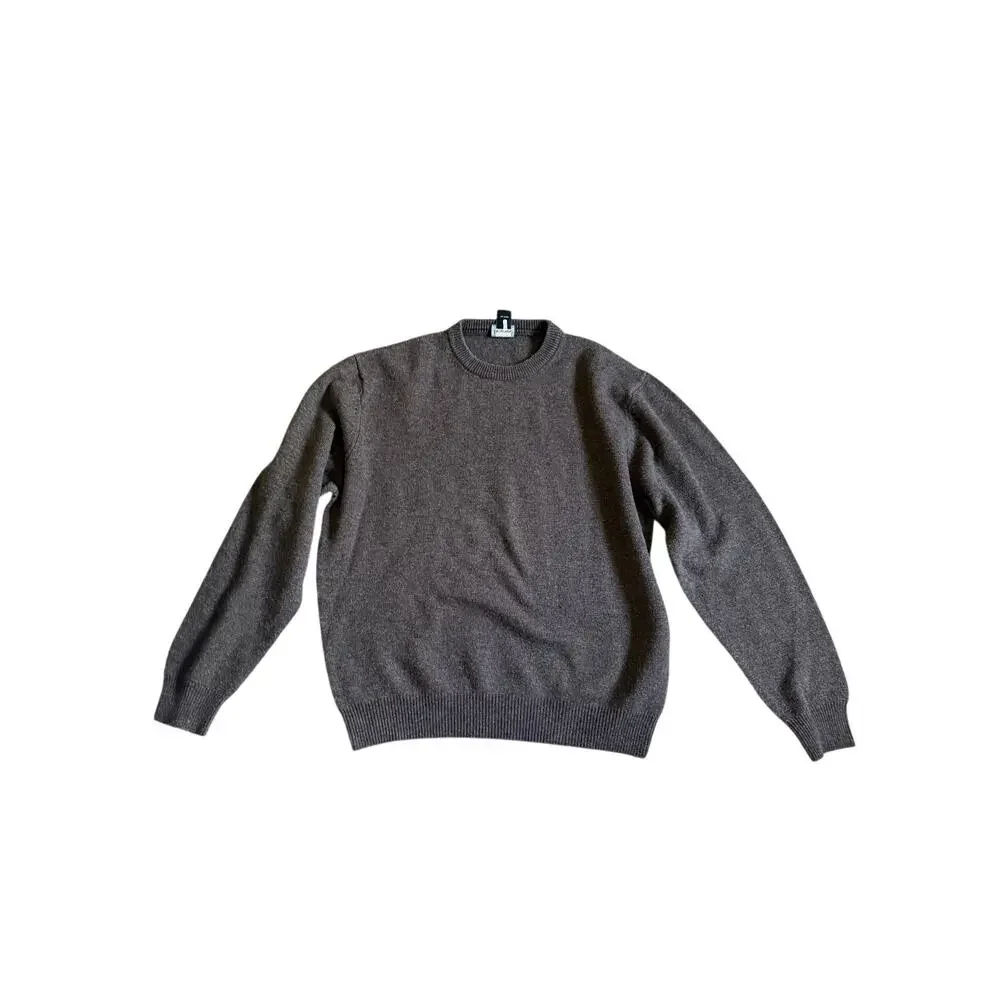 Jos. A. Bank Executive Collection Lambswool Crewneck Sweater Size Large Brown